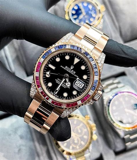 red and gold rolex|rolex submariner red and black.